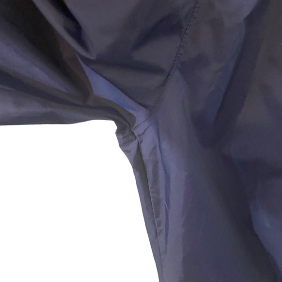 Adidas Vintage Windbreaker Track Pants Men M Jogger Blue Snap Button Legs Y2K - Picture 11 of 13